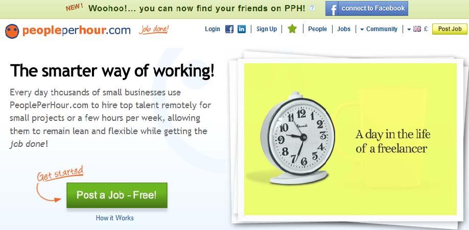 PEOPLEPERHOUR -At PPH we eat our own cooking, using our own site to find ridiculously talented freelancers who've done marvels