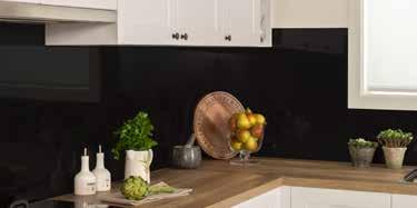 After a cut out, the remaining length of splashback must be greater than 100mm.