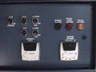 Figure 3. Turbo Sleuth Control Panel 5. Operation. 5.1. See Figure 3. Turning the rotary POWER switch to the ON position energizes Turbo Sleuth. The POWER switch is located on the panel door.