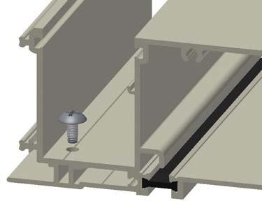 Section 3F: Fabrication - Screw Spline Sill 28N5 Sill Notes Required only when setting a screw spline unit into a sub-sill. Seal Screw Head MRF9 Use a.