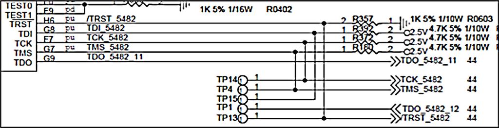 07 Keysight Medalist i1000d Boundary Scan Debug White Paper Logic levels of digital drivers/receivers Similarly in the next example, the TAP pins had pull-up resistors to 2.5 V.