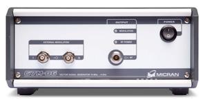 Micran G7 Series Vector Signal Generators Frequency range 10 MHz to 6 GHz High output power range -90 dbm to +12 dbm Analog and digital modulations (AM, FM, PM, Pulse, QAM, PSK, FSK, MSK) RF