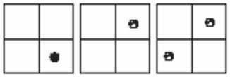 N14 S: Draw one hundred dots and then cross out forty-six of them. Accept this as a good idea but not a very practical one because it would take a long time.