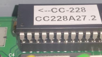 After confirming that the E-Prom is facing the correct way place the E-Prom into the holder.
