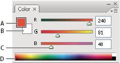 the new color. To use the Eyedropper tool temporarily while using any painting tool, hold down Alt (Windows) or Option (Mac OS).