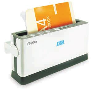 BINDERS TB-200e (Electrical) Thermal Binding Machine Affordable and easy to operate Designed for high quality attractive documents Binds up to 240 sheets Binding thickness up to 24mm Warms up in 2