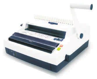 BINDERS CW-4500 (Electrical) all in 1 comb+wire (International Patented) Punches up to 20 sheets - wire Binds up to 140 sheets Punches up to 25 sheets - comb Binds up to 500 sheets Dual punch and