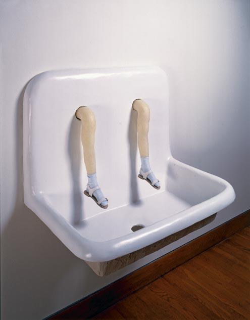 Assemblage and construction has allowed artists freedom to use anything and everything to create a work The content of the work becomes more ambiguous Title: Untitled Artist: Robert Gober