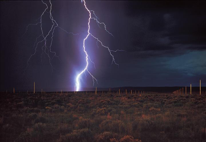 Title: Lightning Field Artist: Walter de Maria Date: 1977 Source/Museum: Near Quemado, New Mexico. All reproduction rights reserved.