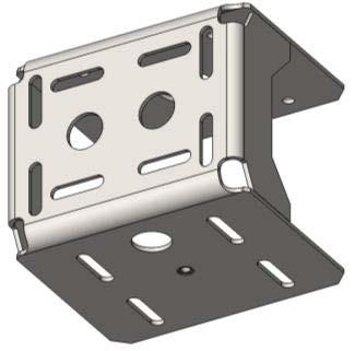 length) Threaded insert mounting (quantity 4, not included) ¼ -20 x 0.