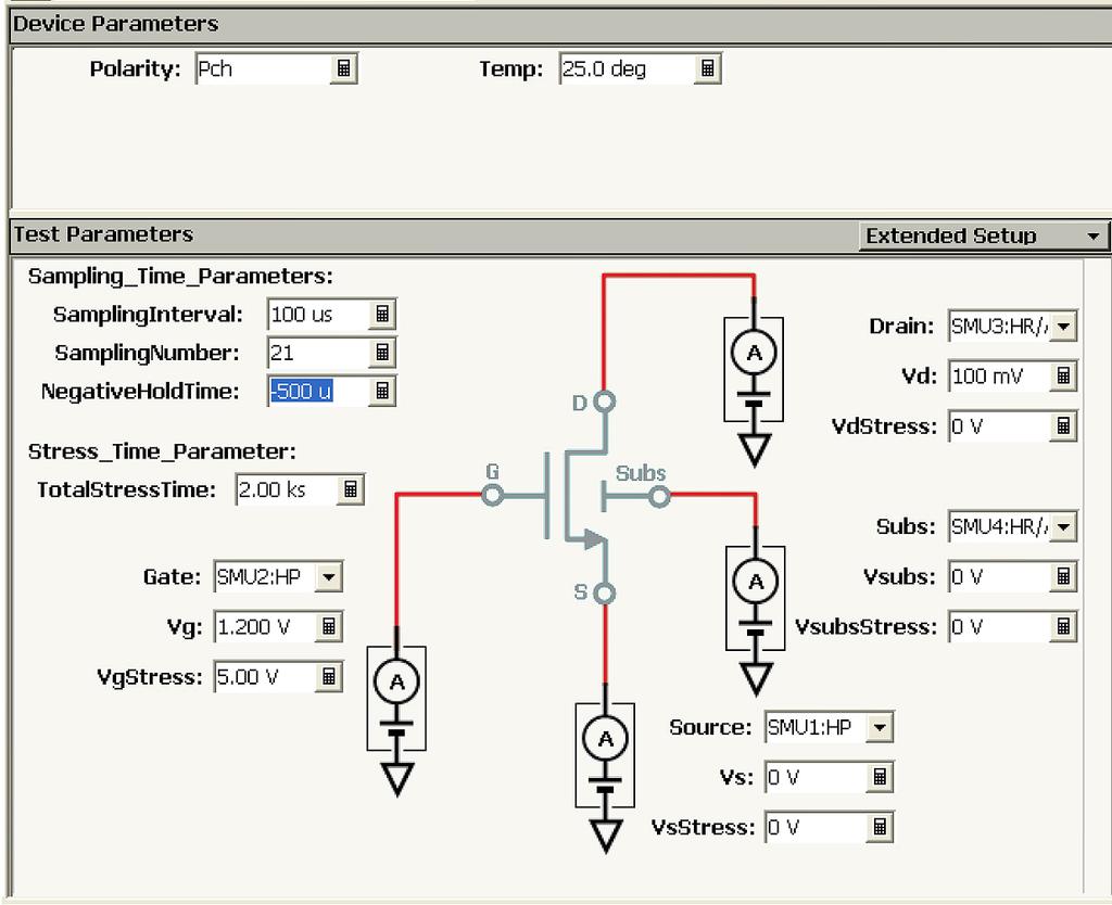 04 Keysight Accurate NBTI Characterization Using Timing-on-the-fly Sampling Mode - Application Note Timing-on-the-fly NBTI Design The timing-on-the-fly sampling technique utilizes the following two