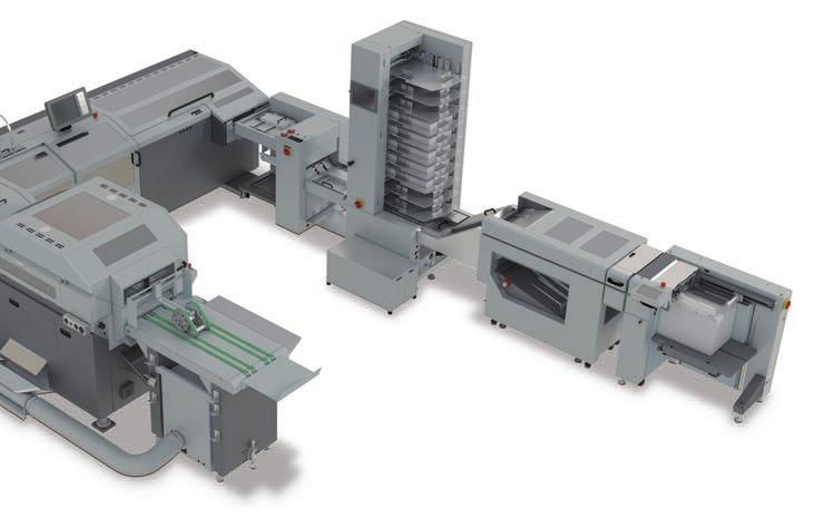 StitchLiner ACF-40 Accumulator and Folder Uniquely designed accumulating and folding section achieves high quality and high speed