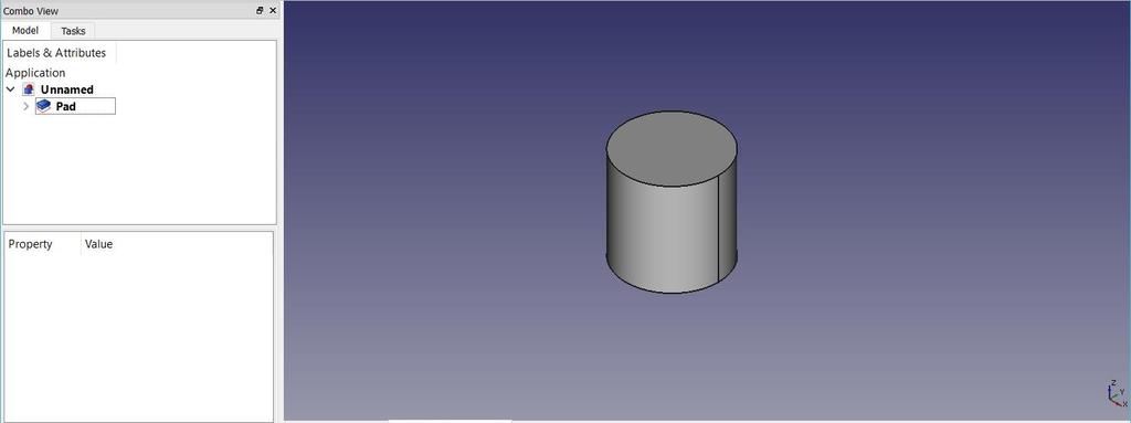 Now is time for free work. Chose another object from your worksheet and create it by yourself. Hints for cylinder: 1. First chose your dimensions (e.g.