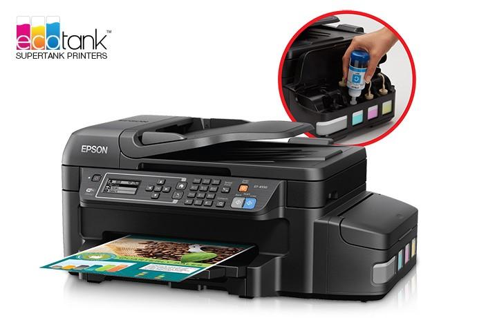 TAKING SUPPLY CHAIN TO THE NEXT LEVEL STATIONARY Perfect for any small office, this 4-in-1 inkjet printer comes with enough ink to print up to 11,000 pages without the need for cartridges.