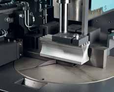 Mechanical cut stop for material identification.
