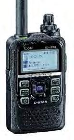 Handheld Transceivers Compact & Lightweight IPX7 Submersible Built-in GPS Receiver Lightweight & Compact Body The ID-31A has a compact 58 95 25.4mm (2.28 3.74 1in) body, and weighs only 225g (7.