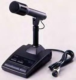SM-20 DESKTOP MICROPHONE Unidirectional, electret microphone for base station operation.