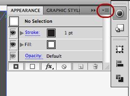 Click on the settings (upper left) and in the drop down menu that comes up, be sure that New Art Has basic Appearance is deselected.