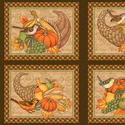 13 th Christmas Craft Sale Great Harvest By Debbie Mumm Placemat Panel (set of 4) $11.98 Co-ordinating Fabrics Available R.