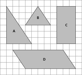 6. Copy polygons A D onto grid paper.