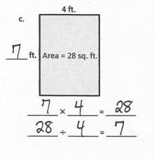 Lesson 7 Objective: Find the area of a rectangle through multiplication of the side lengths. Area can be found by multiplying the length and width of a rectangle.