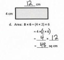 Lesson 11 Objective: Demonstrate possible whole number side lengths of rectangles with areas of 24, 36, 48, or