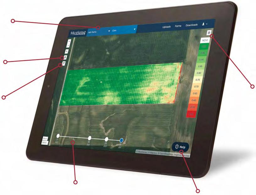Deliverables Easily access data from all your farms and fields Geolocation tool enables in the field scouting Share data with your team for effective