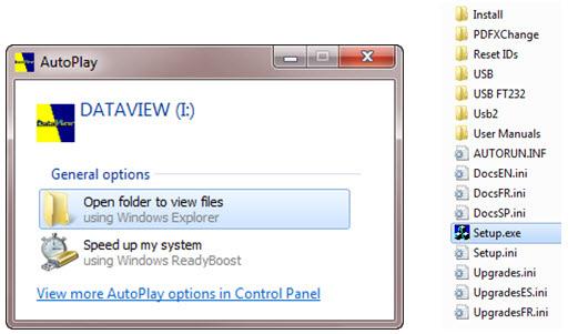 CHAPTER 7 DATAVIEW SOFTWARE 7.1 Installing DataView INSTALL DATAVIEW BEFORE INSTALLING THE USB DRIVERS AND BEFORE CONNECTING THE INSTRUMENT TO THE COMPUTER.