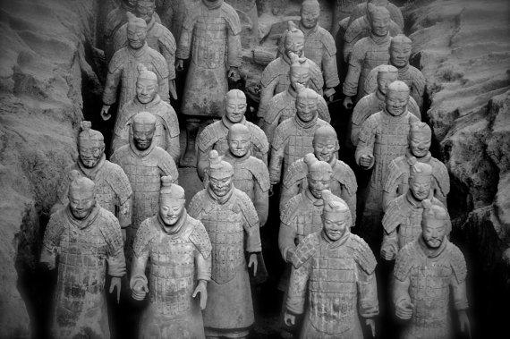 Identify/Label Terra Cotta Army What civilization created it? Approximately when was it created?