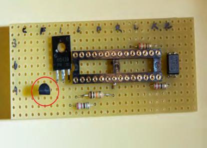 Pinout Step 18 - Adding Voltage regulator Add the voltage regulator and make sure