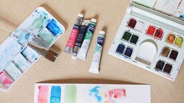 GETTING STARTED: Essential Mixed Media Supplies Mixing media can be a very fun and experimental approach to painting, and discovering how different supplies and types of paint react to each other can