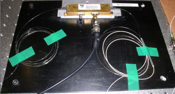 Figure 14: Mach-Zehnder Interferometer Modulator Figure 14 shows the MZIM used in the experiment.