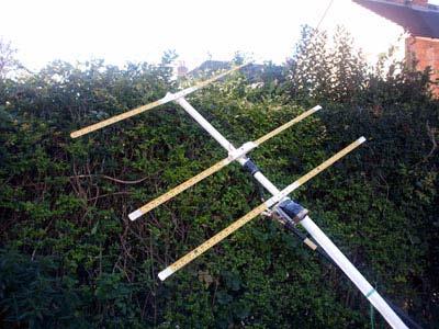 EME with Tape Measure and 2 Element Yagi