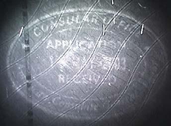 Retro-reflective images such as 3M Confirm DOVDs, holograms and kinegrams Surface features such as embossed