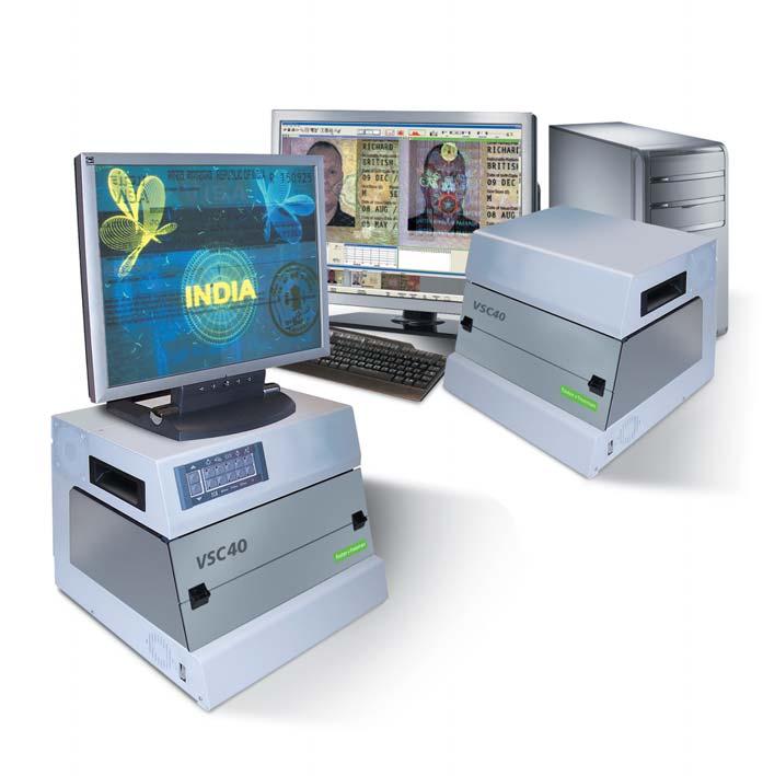 VSC 40/FS document examination system The VSC 40/FS features a range of light sources, both incident and transmitted with a range of imaging filters that enable examinations at
