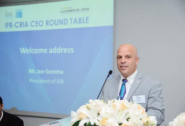 Concurrent Activities IFR-CRIA CEO IFR-CRIA CEO Round Table IFR-CRIA CEO 7 7 IFR CRIA 2013 IFR-CRIA CEO CRIA CRIA IFR ABB KUKA CEO The 4rd "CEO IFR-CRIA Round-Table" was successfully held in Shanghai