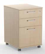 The pedestals come with height levelling feet or castors and are 18P17 2 Drawer Fixed 41W x 00D x 446H 88.