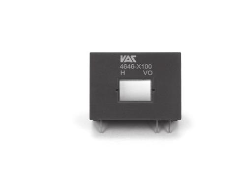 closed loop sensor with magnetic probe developed by VAC as a zero field detector two new type series for rated currents of 50 A to 200 A and peak currents up to ± 390 A in compact designs types for +