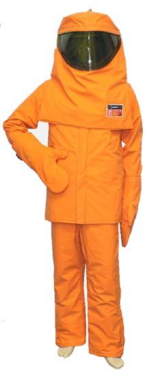Category HRC 4 - ARC & Oil Flash suits Kits APTV 60 CAL/cm ² Application : High voltage electrical ARC Flashsuit protection.