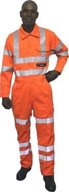 16 CAL High visibility suits with a backpack or carry bag. Gloves are available.