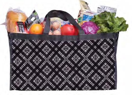 6794 PLAID TRUNKSTER Bolsa pare el coche Secure items in 3 large compartments or 2 side pouches with nylon strips,