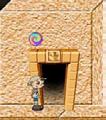 Enter doorways by standing in front of the doorway and pressing the down arrow key.