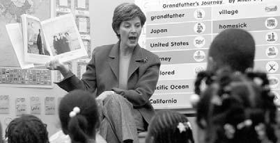 LOC First Lady Laura Bush in 2004 Table of Contents What Does a First Lady Do?..............4 Eleanor Roosevelt......................6 Jacqueline Kennedy.....................9 Hillary Rodham Clinton.