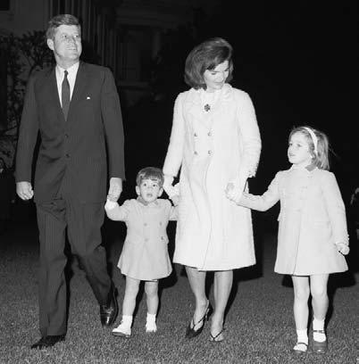 Jackie met a young man named John Jack Kennedy in 1952. He told her he would be president of the United States one day. A year later, he was a U.S. senator. They married in 1953.