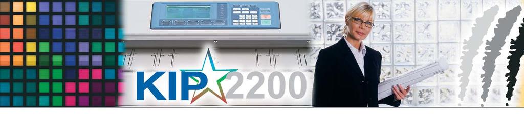 KIP 2200 Mono / Color Scanner The KIP 2200 scan system covers the full range of monochrome and color applications, from basic to advanced, while handling the work of two scanners from a single unit.