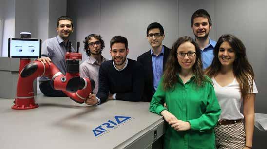 COLLABORATIVE ROBOTS IN SMALL AND MIDSIZE ENTERPRISES: EXAMPLE 2 Spanish R&D engineering company ATRIA Innovation, among other things, runs a Robotics & Automation department that develops customized