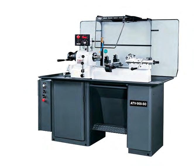 Spindle Drive Unit The unit provides variable speeds from 230 to 3,500 RPM.
