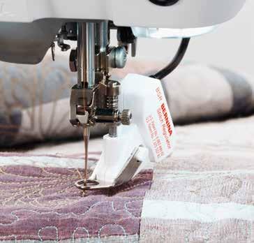 Total Stitch Control All BERNINA 7 Series models provide an exclusive level of stitch control.