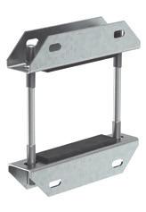 FIXING ACCESSORIES HORIZONTAL SUSPENSION BRACKET The brackets enable sturdy