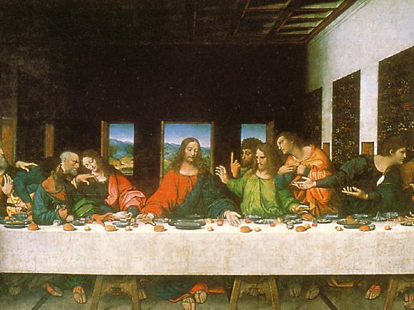 The Last Supper c. 1495 1498 15' 1" x 29 Santa Maria delle Grazie, Milan, Italy The Last Supper was painted onto the walls of the Convent of Santa Maria delle Grazie near Milan.